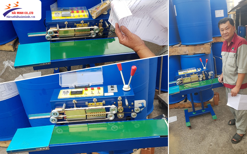 kĩ thuật giao hàng Máy hàn miệng túi liên tục M9 Chỉnh tốc độ Vừa hút vừa thổi