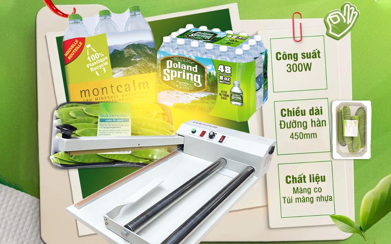thông số kĩ thuật của máy hàn túi cắt túi ps-450