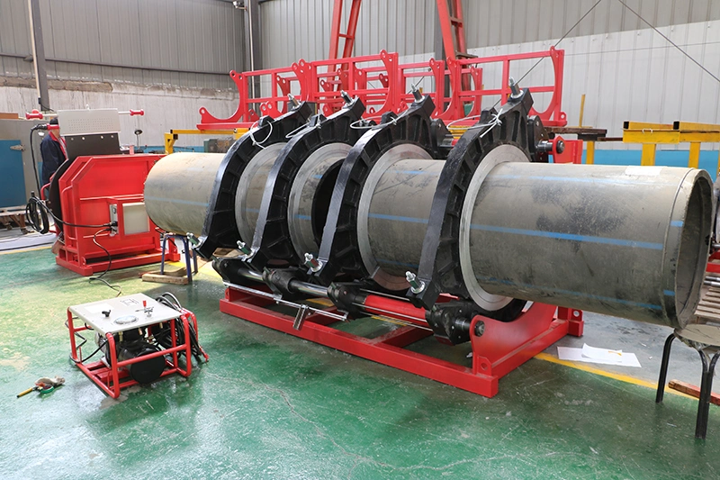 Máy hàn ống nhựa HM630-800 trong thực tế