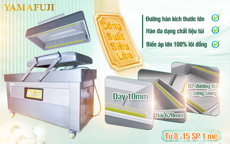 Đường hàn kích thước lớn máy hút chân không dz-600 2SB NEW