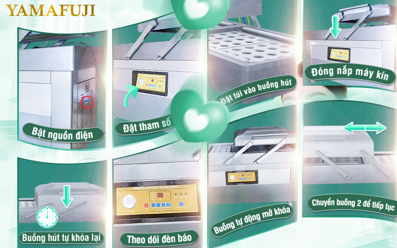 Hướng dẫn sử dụng máy hút chân không công nghiệp dz-600 2SB NEW