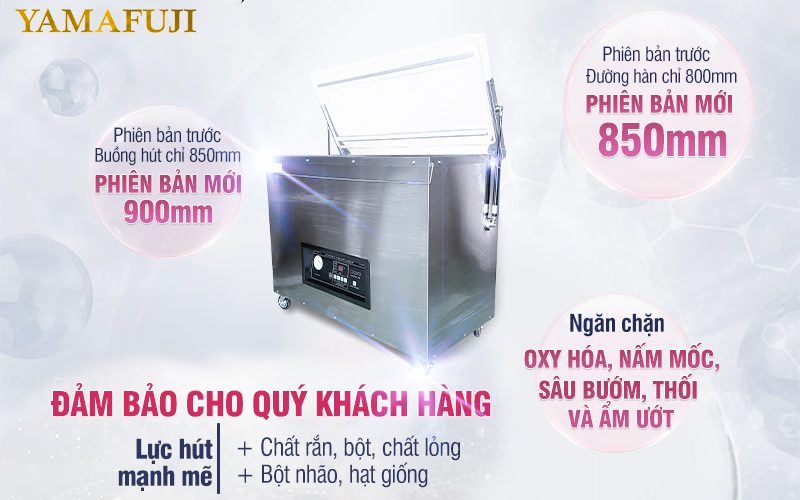 Kích thước buồng và đường hàn lớn hơn máy hút chân không dz-8502E NEW