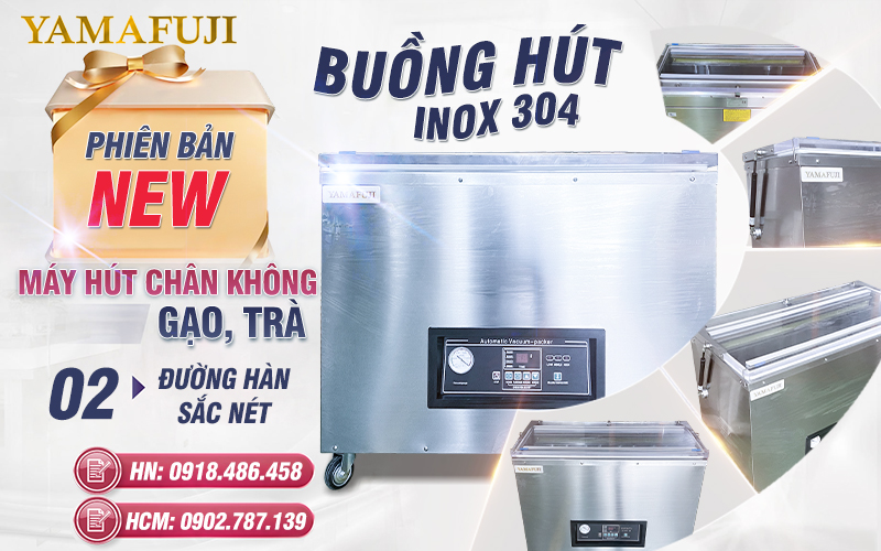 Máy hút chân không gạo, trà Yamafuji DZ-8502E New