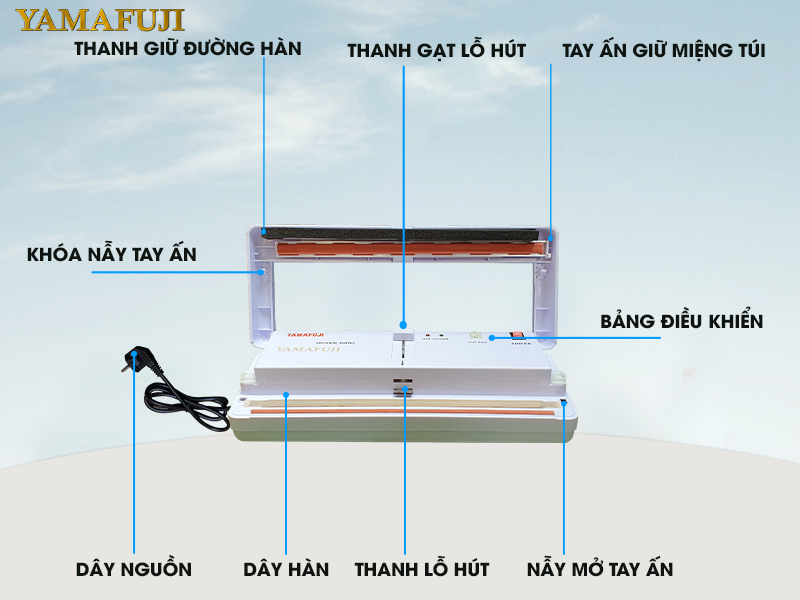 Máy ép chân không Gia đình Yamafuji DZ-280A