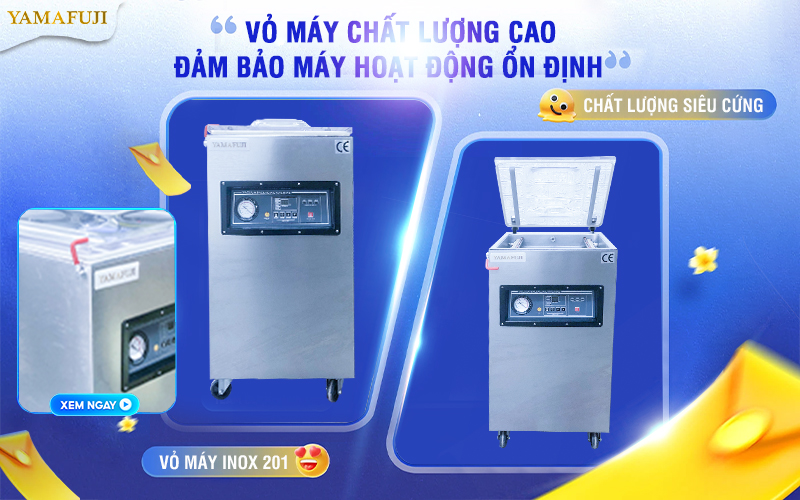 Máy hút chân không Yamafuji VM500CB (inox 304)