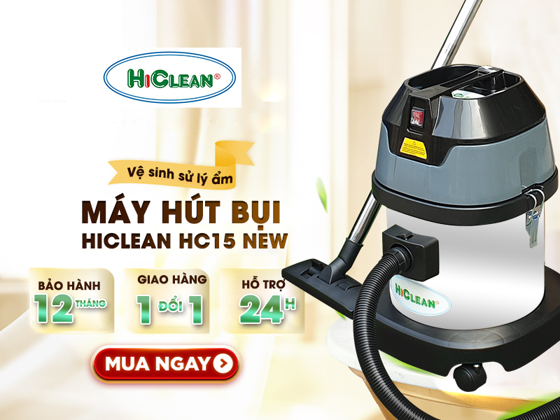 giới thiệu Máy hút bụi Hiclean HC 15 New
