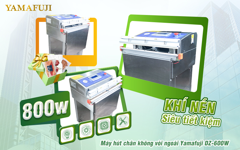thông số của Máy hút chân không vòi ngoài Yamafuji DZ-600W