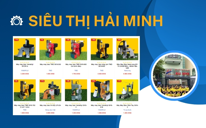 Hải Minh – tổng kho máy khâu bao toàn quốc