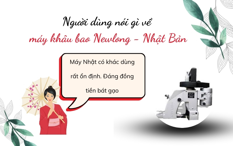 Người dùng nói gì về máy khâu bao Newlong - Nhật Bản