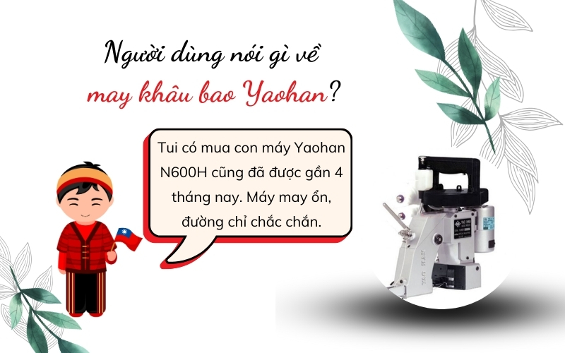 Người dùng nói gì về may khâu bao Yaohan?