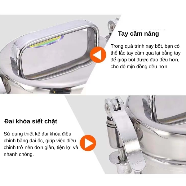 Máy xay bột inox 304 Yamafuji DFY-4000