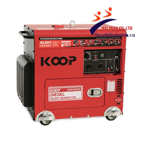 Photo - Máy phát điện diesel KOOP KDF8500Q (6kva chống ồn)
