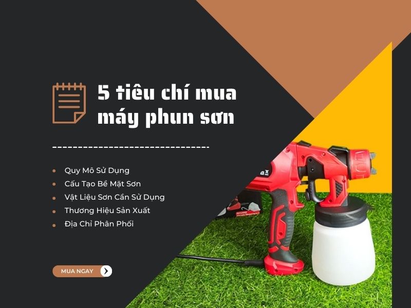 5 tiêu chí chọn mua máy phun sơn Đà Nẵng tốt nhất