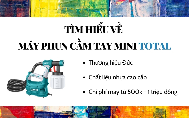 Tìm hiểu về máy phun cầm tay mini Total