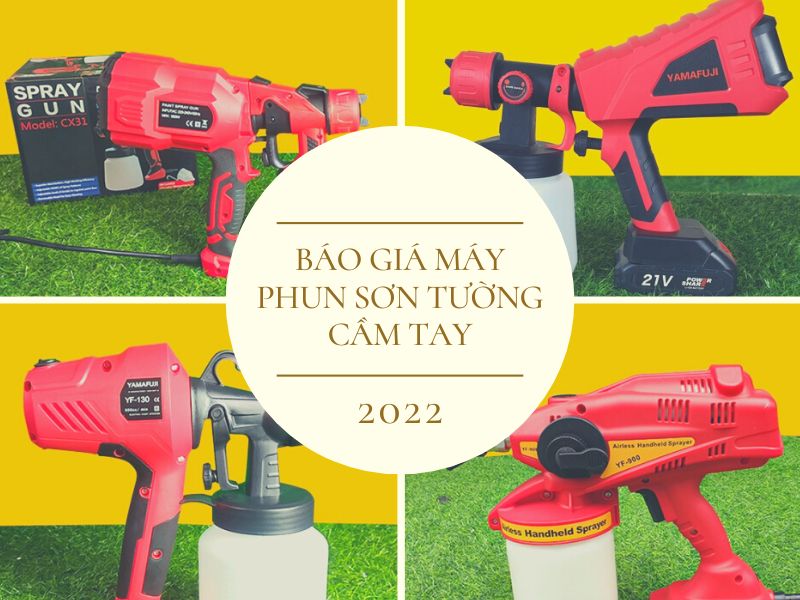 Cập nhật bảng giá máy phun sơn tường nhà mini mới nhất