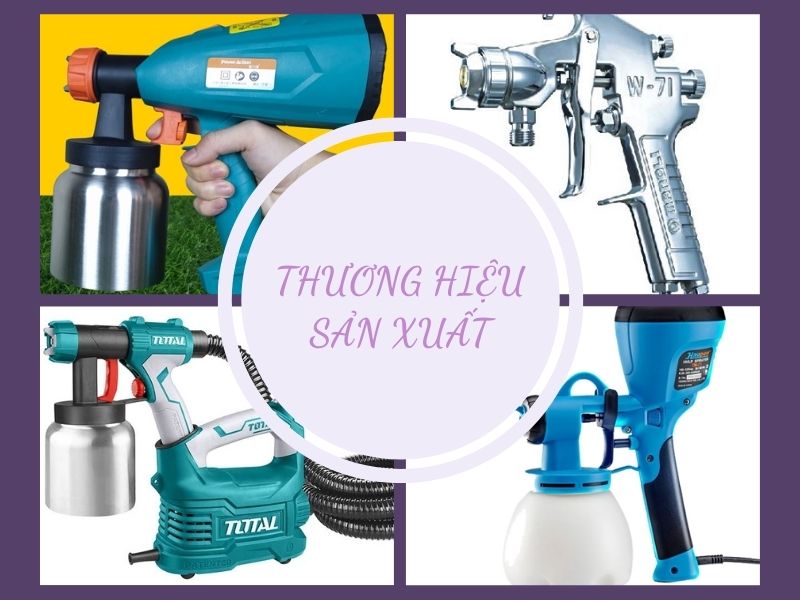 Thương hiệu sản xuất máy phun sơn nổi tiếng hiện nay