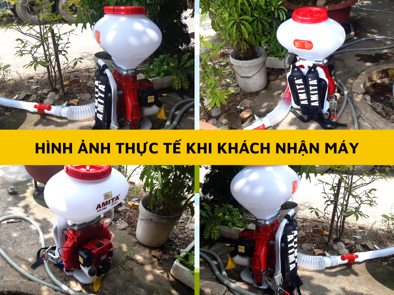 Máy phun phân , thuốc khử trùng Honda AMITA AH-26L (Nhật Bản)