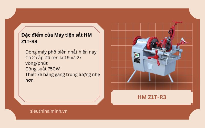 Đặc điểm của Máy tiện sắt HM Z1T-R3