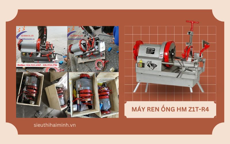 Hình ảnh thực tế của máy ren ống HM Z1T-R4