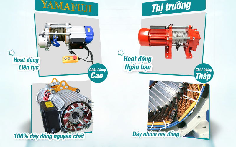 Dây đồng Máy tời điện đa năng Yamafuji KY-500