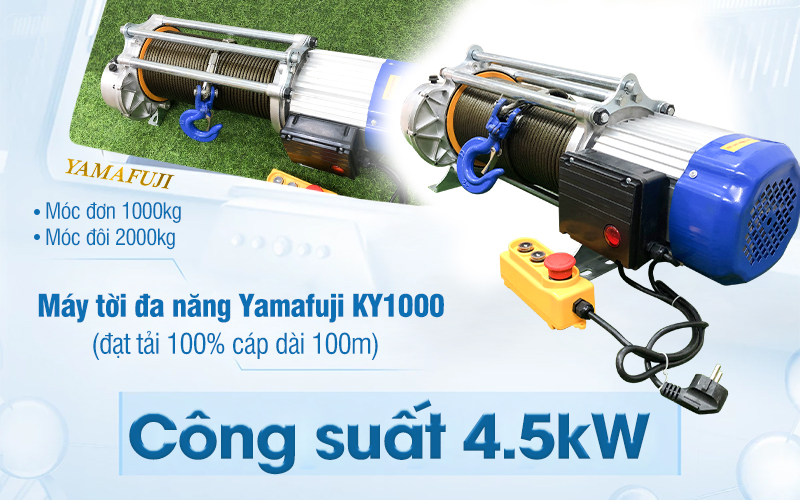 Giới thiệu Máy tời đa năng Yamafuji KY1000