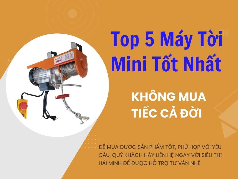 Top 5 Máy Tời Mini Tốt Nhất Hiện Nay - Không Mua Tiếc Cả Đời
