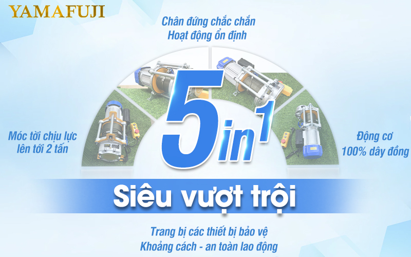 ưu điểm Máy tời đa năng Yamafuji KY300