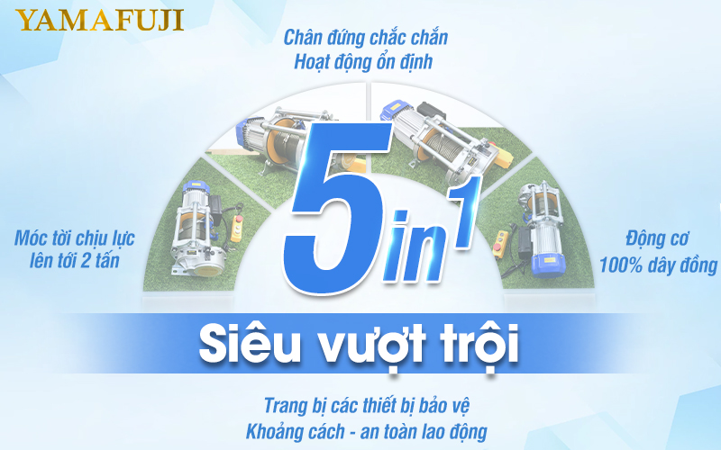 Máy tời điện đa năng Yamafuji KY-50.0