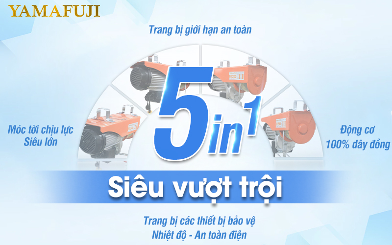 Máy tời điện đa năng Yamafuji KY-750