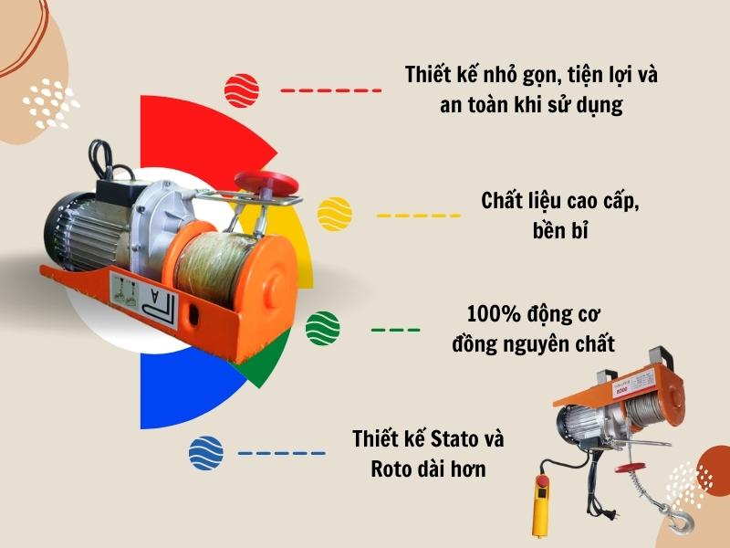 ưu điểm nổi bật của máy tời điện Mini Yamafuji