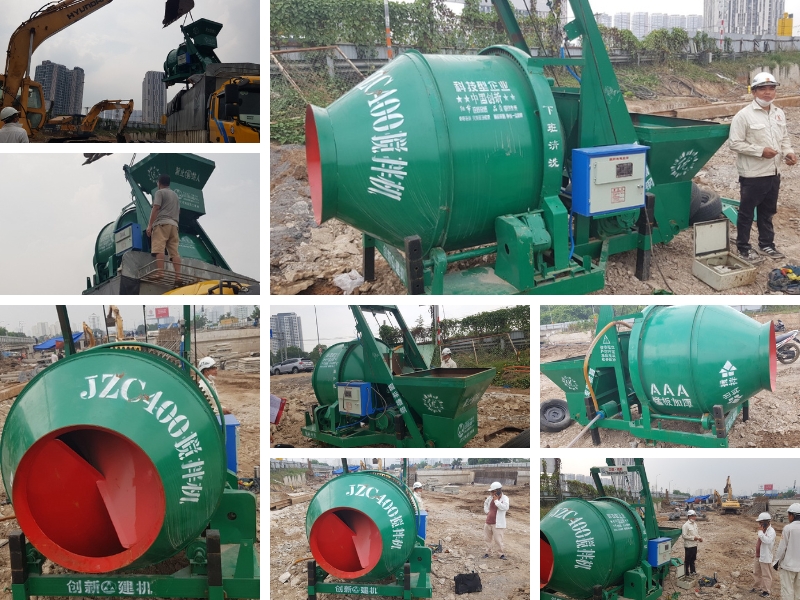 Máy trộn bê tông JZC 400