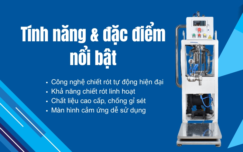 Tính năng & đặc điểm nổi bật thiết bị chiết rót tự động GODO BGZ-12