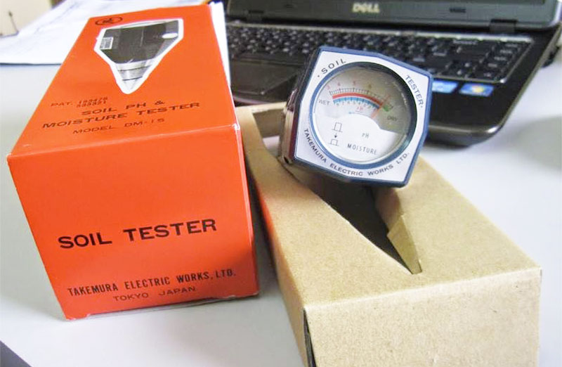 Máy đo pH và độ ẩm đất Takemura DM-15