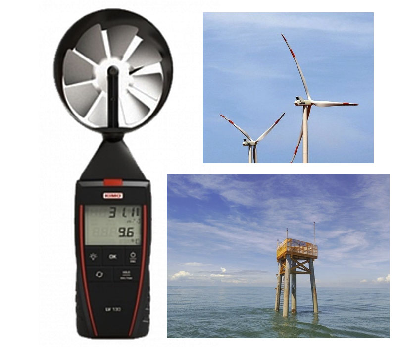 Máy đo lưu lượng gió, tốc độ gió Kimo LV130