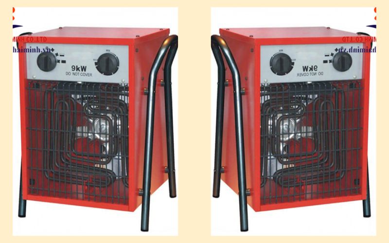 Thông số kĩ thuật của máy sấy trái cây nóng 9Kw dạng vuông