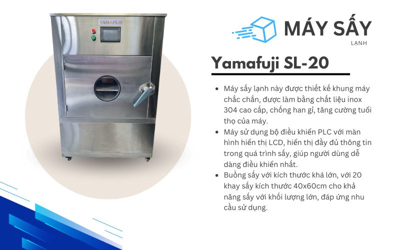 Máy sấy lạnh 20kg Yamafuji SL-20