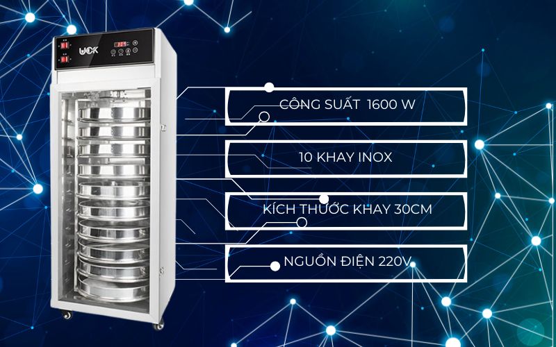 Các đặc tính vượt trội của máy sấy TP-10