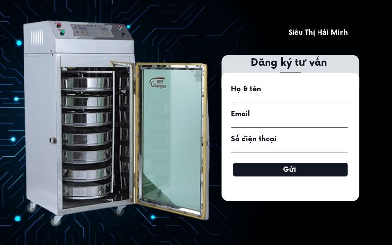 Thông số kỹ thuật của máy sấy thực phẩm 7 khay inox TP-07