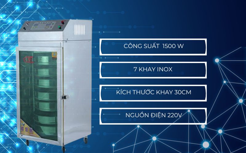 Tính năng vượt trội của máy sấy TP-07