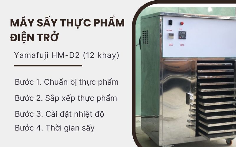 Hướng dẫn sử dụng máy sấy Yamafuji HM-D2