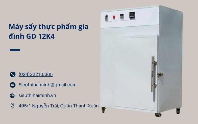 Máy sấy thực phẩm gia đình GD 12K4