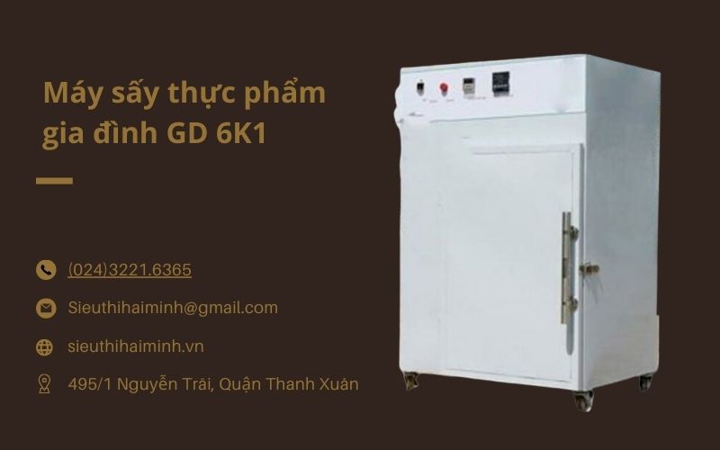 Máy sấy thực phẩm gia đình GD 6K1