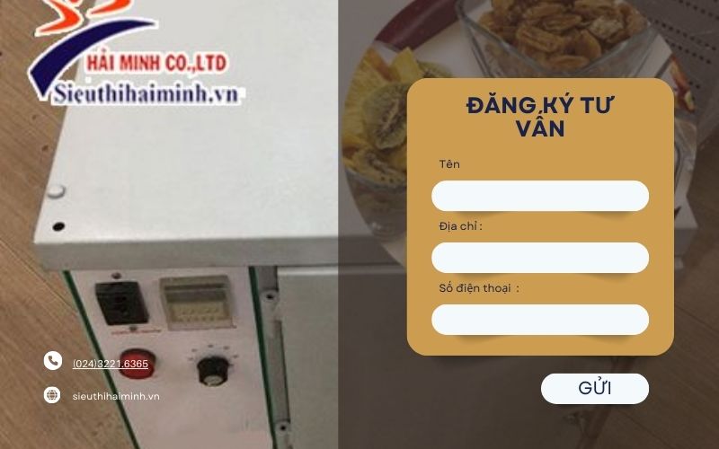 Thông số kỹ thuật máy sấy hoa quả GD 6K1