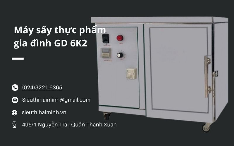 Máy sấy thực phẩm gia đình GD 6K2