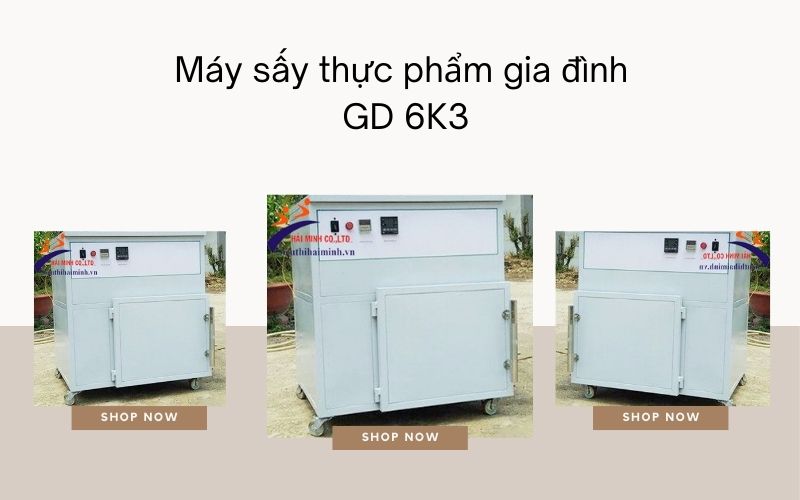 Máy sấy thực phẩm gia đình GD 6K3