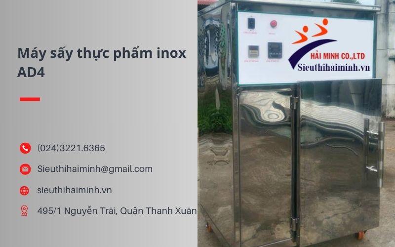 Máy sấy thực phẩm inox AD4