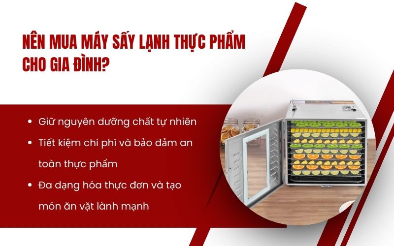 Máy sấy lạnh thực phẩm hoạt động thế nào?
