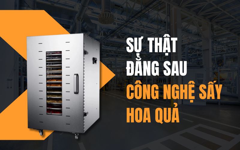 Sự thật đằng sau công nghệ sấy hoa quả