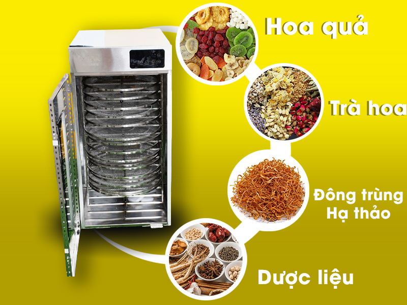 Hướng Dẫn Sử Dụng Máy Sấy UCK 16 Khay Dạng Tròn