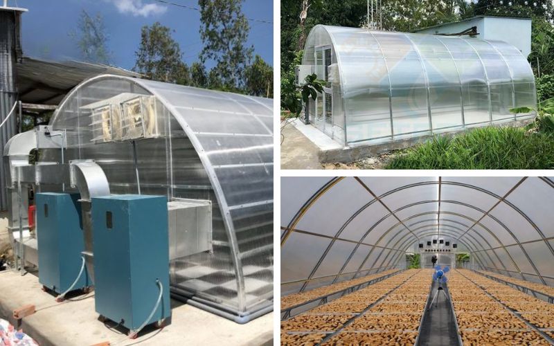 Các loại máy sấy năng lượng mặt trời phổ biến